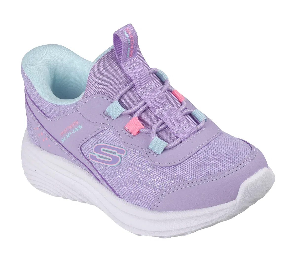 Детские слипоны Bounder Pro - Step One Skechers, лавандовый — фото 4