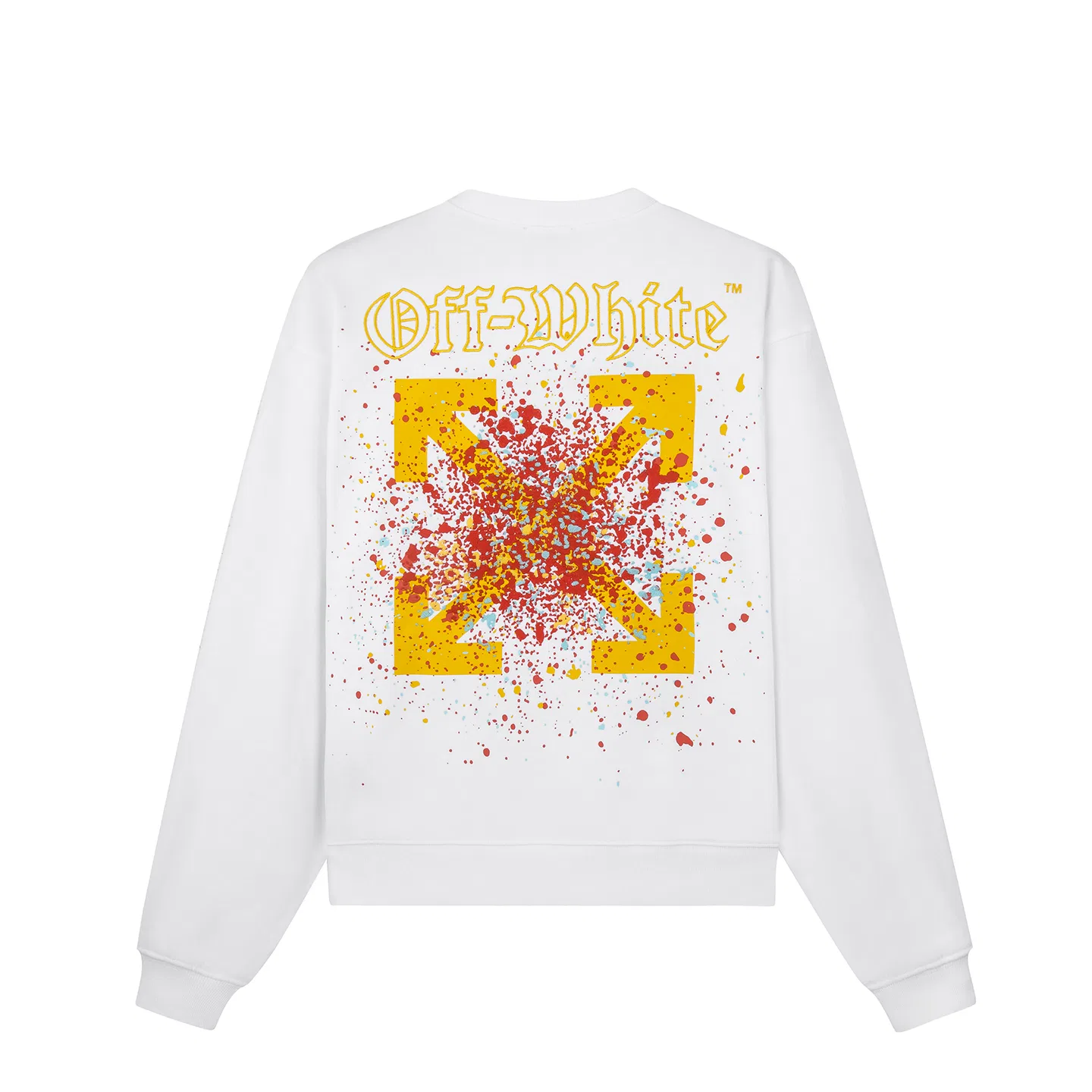 Детский свитшот с круглым вырезом OFF-WHITE, White