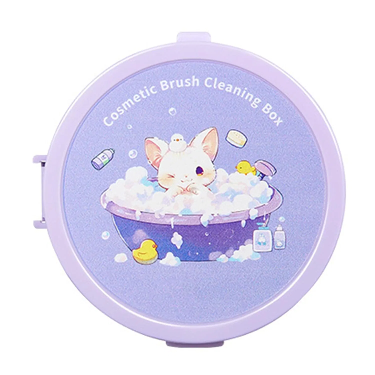 Щетка для очистки кистей KieTeiiK, 8x8 см, Purple