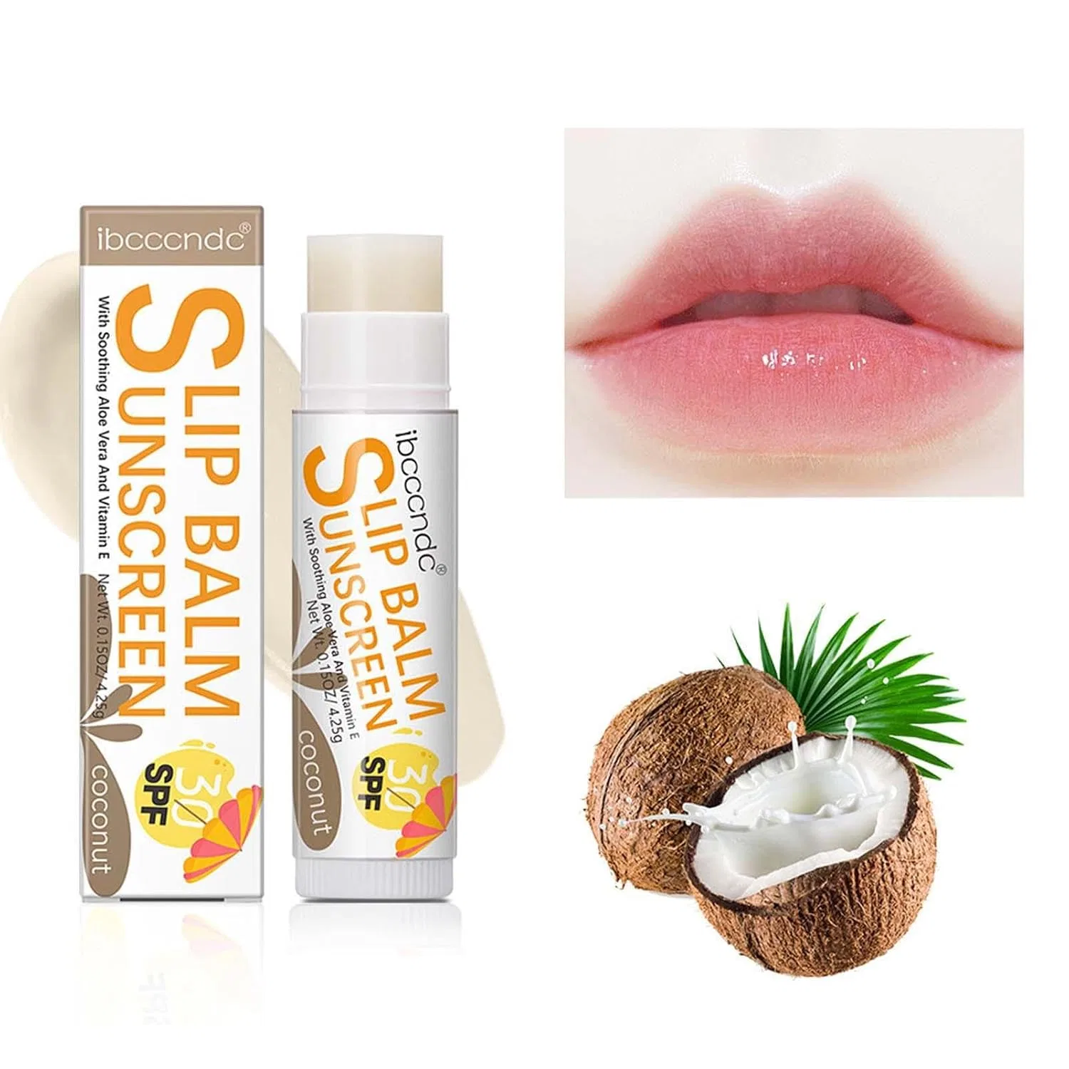 Бальзам для губ с SPF 30, увлажняющий, Jimtuze, 4.25 г