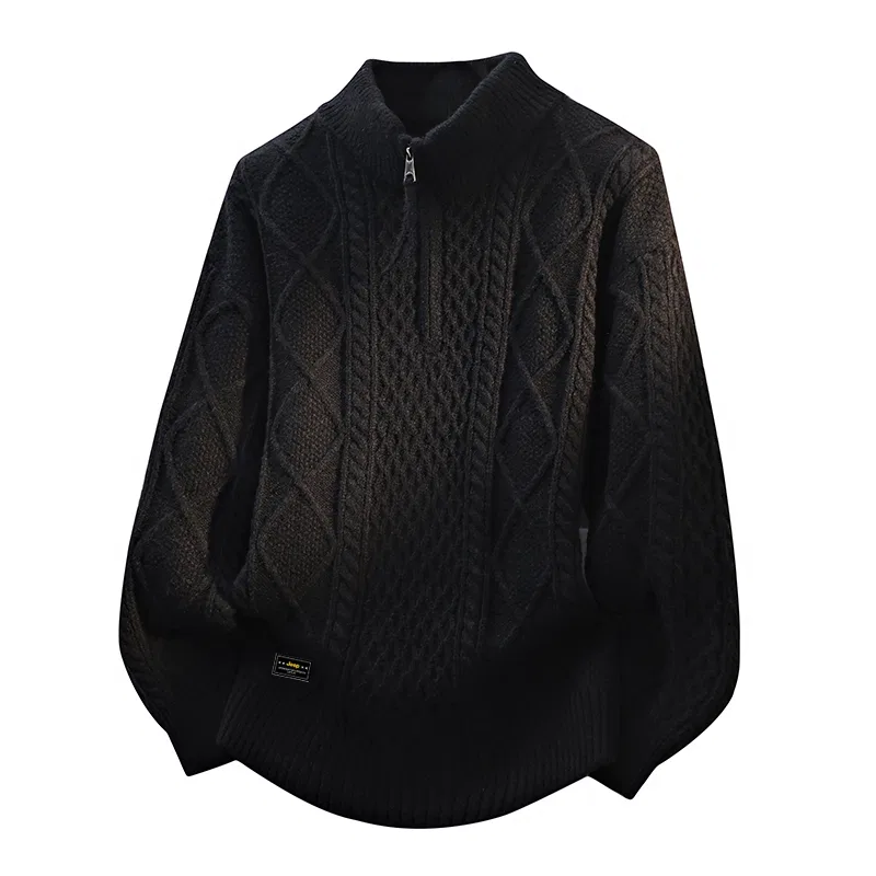 Детский джемпер с воротником-стойкой Jeep Leisure Collection, Black