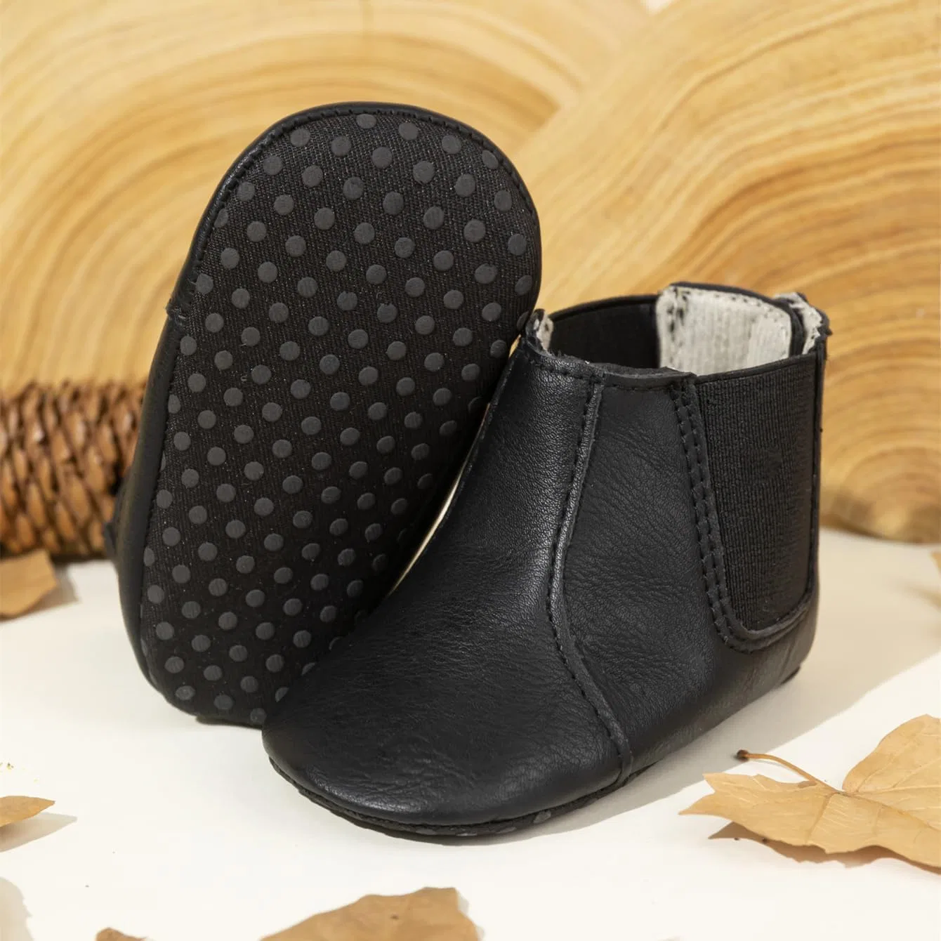 Детские сапоги для девочек с кисточками Cowboy Tassel Meckior, Black — фото 4
