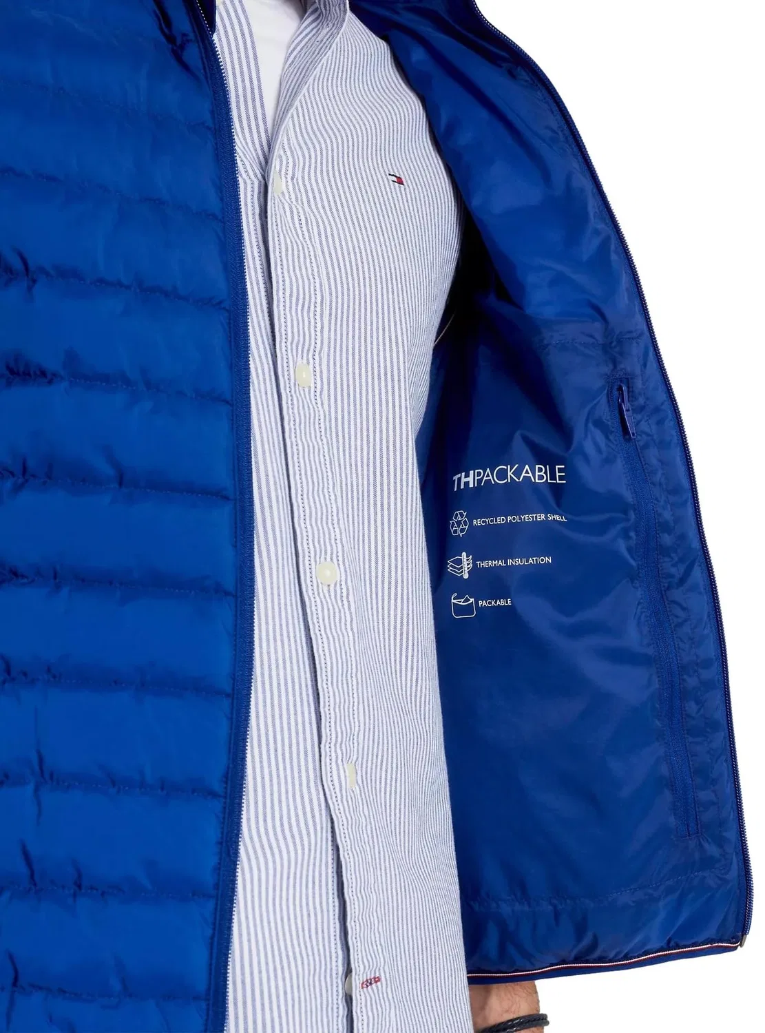 Мужской стеганый жилет Ultra Soft Lightweight Tommy Hilfiger, Midnight Blue — фото 3