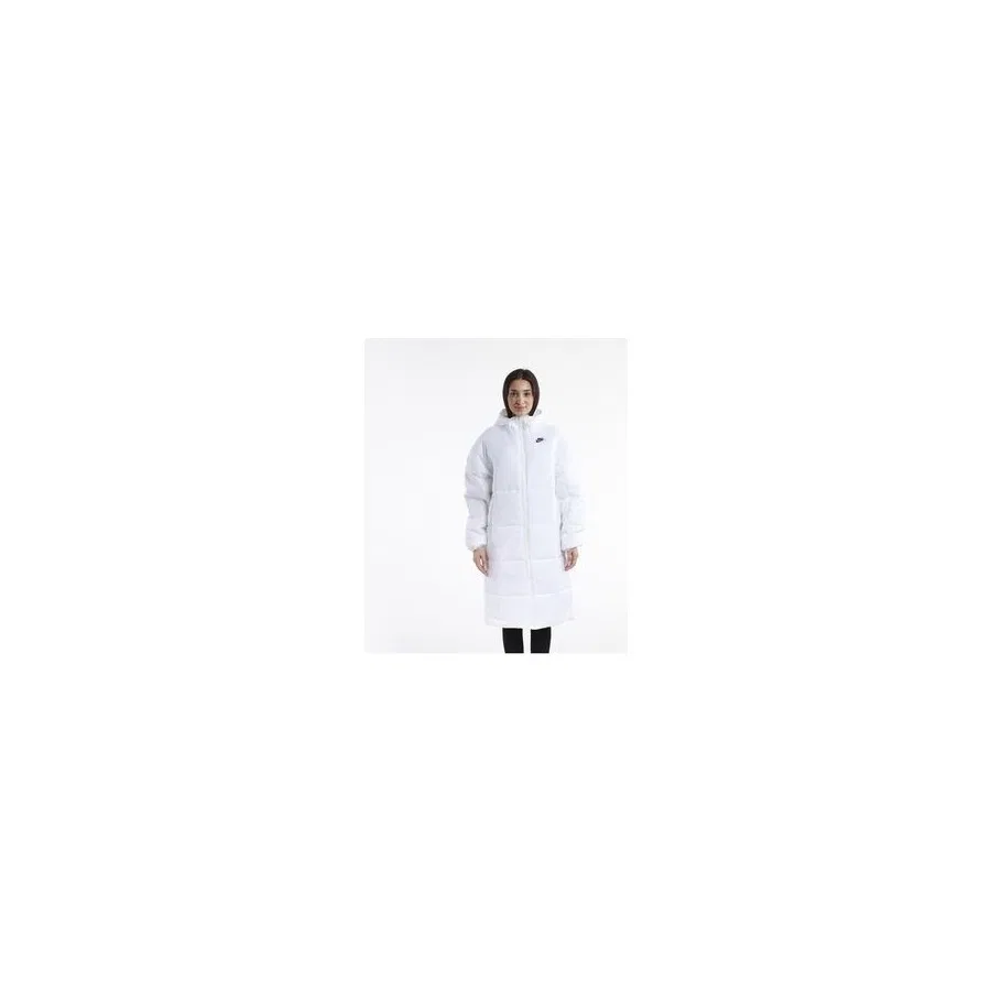 Женский длинный пуховик с длинным рукавом Nike Therma Classic Parka, Белый — фото 3