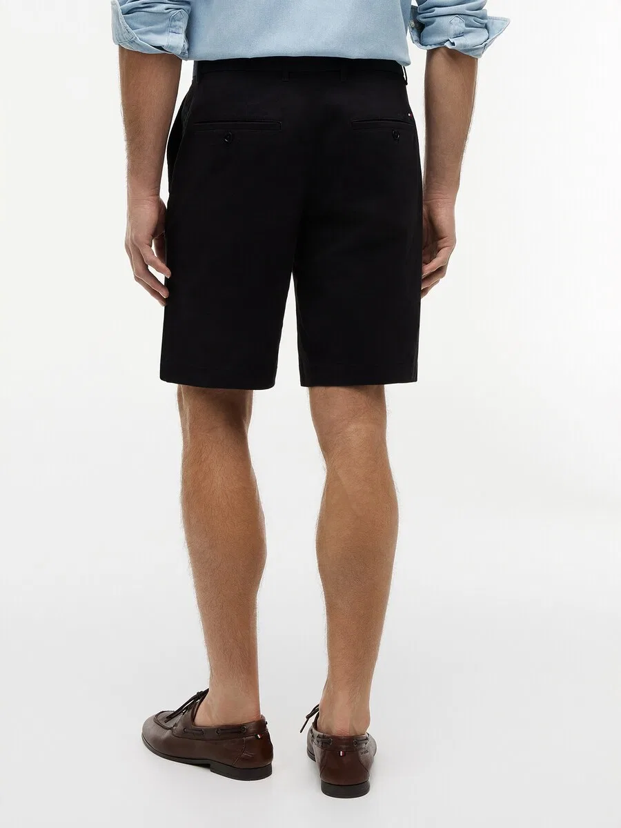 Шорты-чиносы TOMMY HILFIGER Regular 'Denton Ess' черного цвета — фото 3