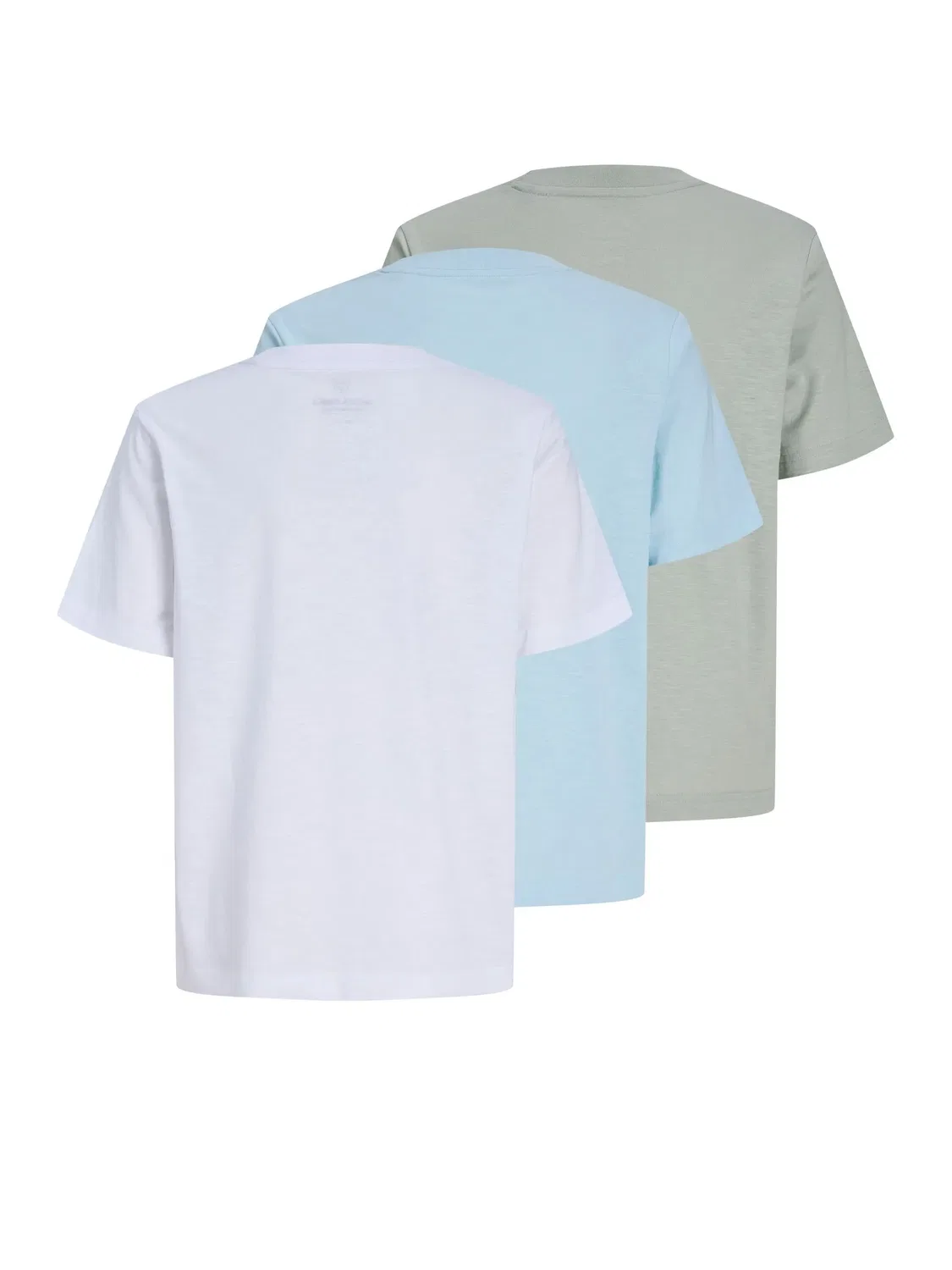 Комплект футболок с принтом Omphalodes Jack & Jones Junior, синий — фото 2