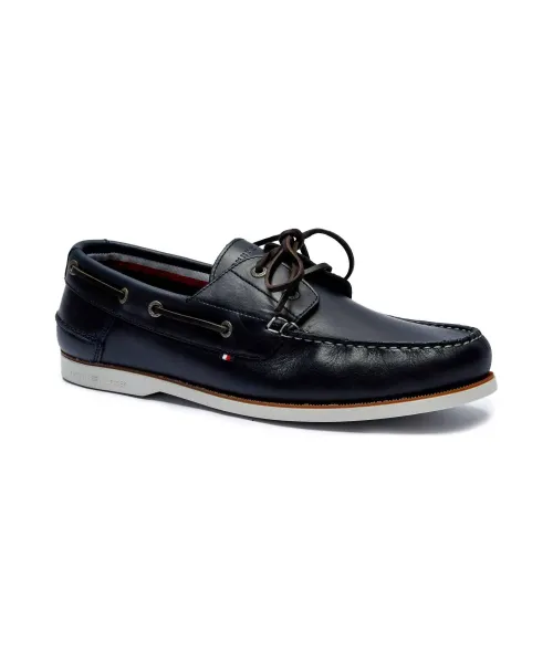 

Кожаные мокасины Tommy Hilfiger, синий