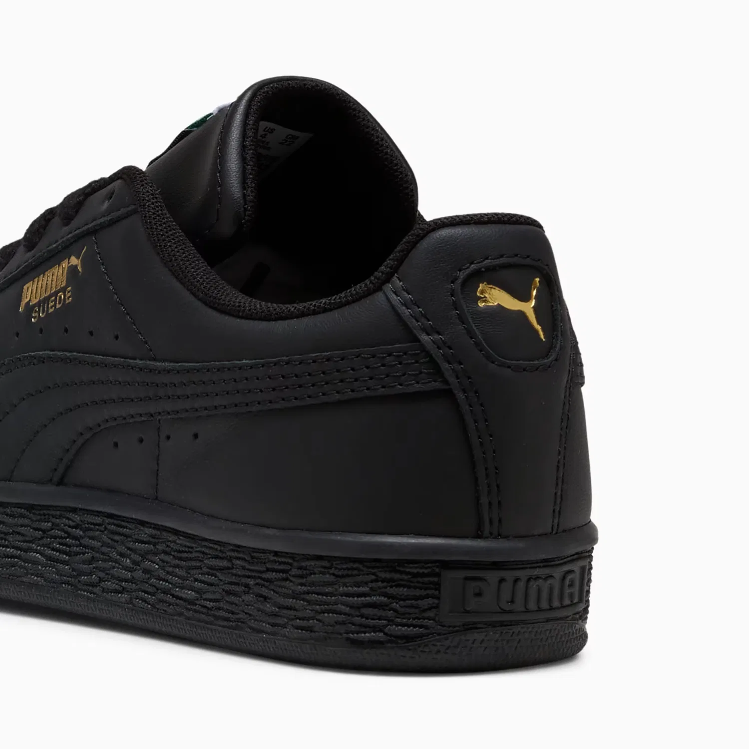 Кроссовки для детей постарше Suede Puma, Puma Black-Archive Green — фото 3