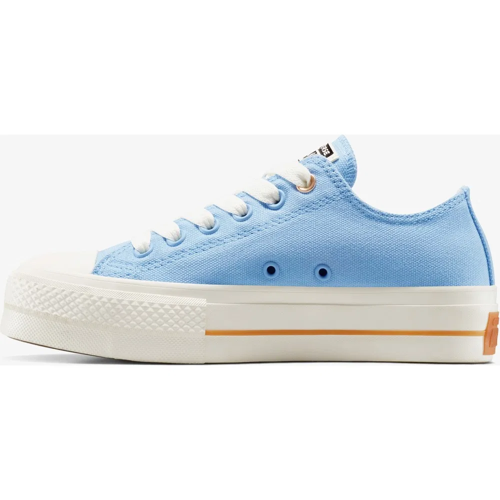 Детские кроссовки на платформе Chuck Taylor All Star Lift Platform, Mavi Converse — фото 3
