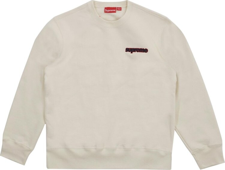 

Толстовка Supreme Connect Crewneck Sweatshirt 'Natural', кремовый