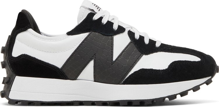 

Кроссовки New Balance Wmns 327 'Black White Crocodile', черный