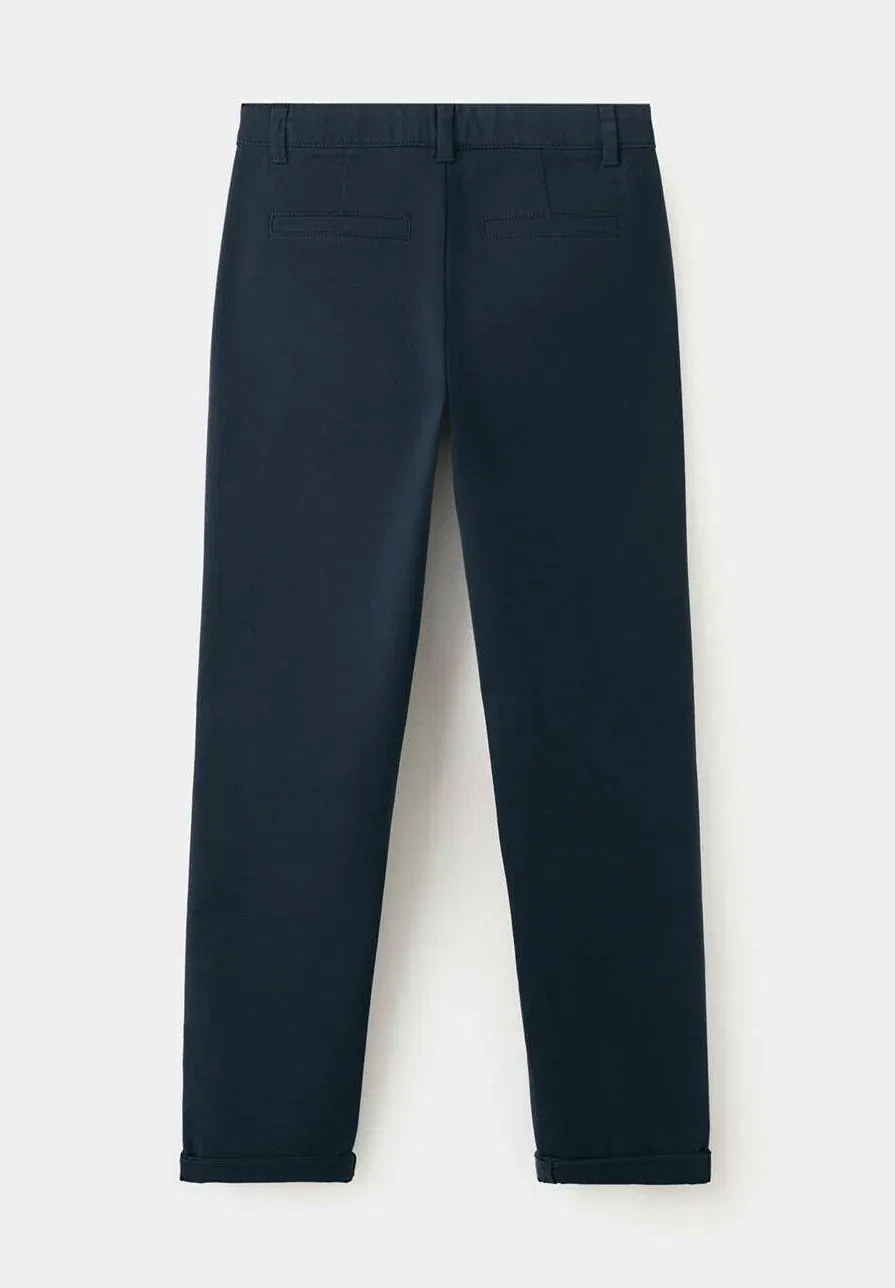 Детский - чиносы Mango Kids, Dark Blue — фото 2
