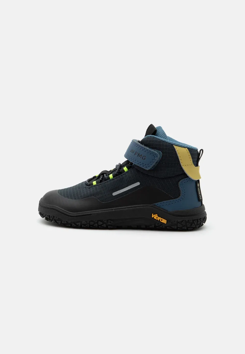 Ботинки Goretex barefoot grander унисекс на шнуровке Primigi, Grey/Royal Blue