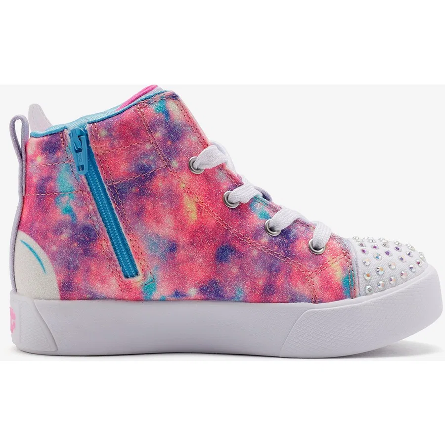 Кроссовки детские с подсветкой Twinkle Magic Skechers, Розовый — фото 3