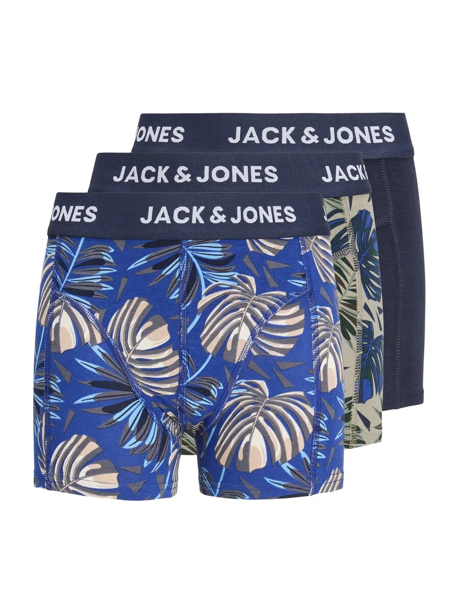 Детские трусики Jack & Jones Junior 'JACHENDO' в синем, темно-синем и пастельно-зеленом цветах