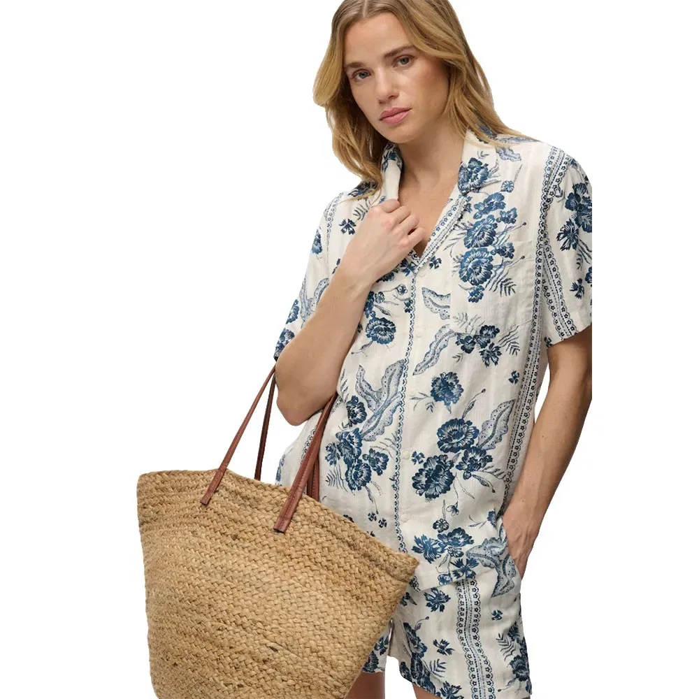 Футболка с принтом Beach Superdry, белый — фото 4