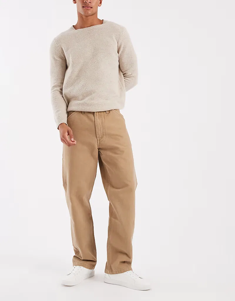 Джинсы Levi's Workwear 568 свободного прямого кроя, рабочие, коричневый — фото 2