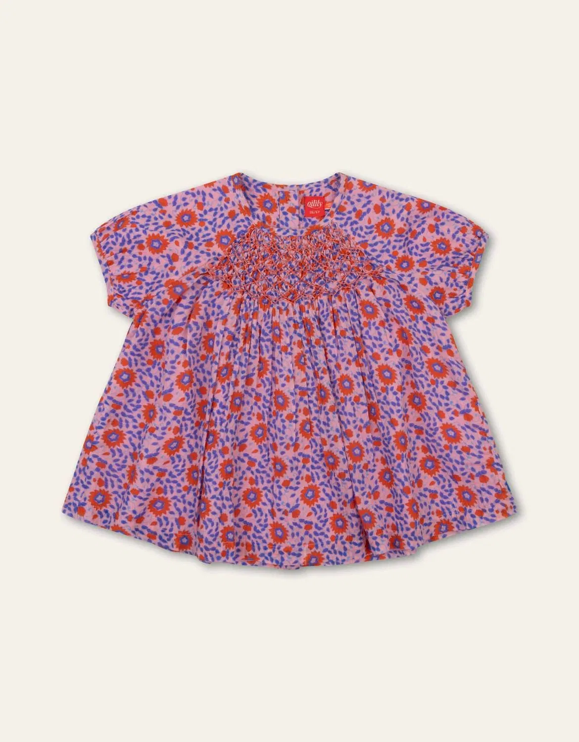 Детская блузка для девочек с цветочным принтом Borissa Floral Jaipur Garden Oilily, розовый