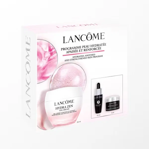 Набор косметики для ухода за кожей с сывороткой и кремом для глаз Lancôme Hydra Zen 1 шт. — фото 2