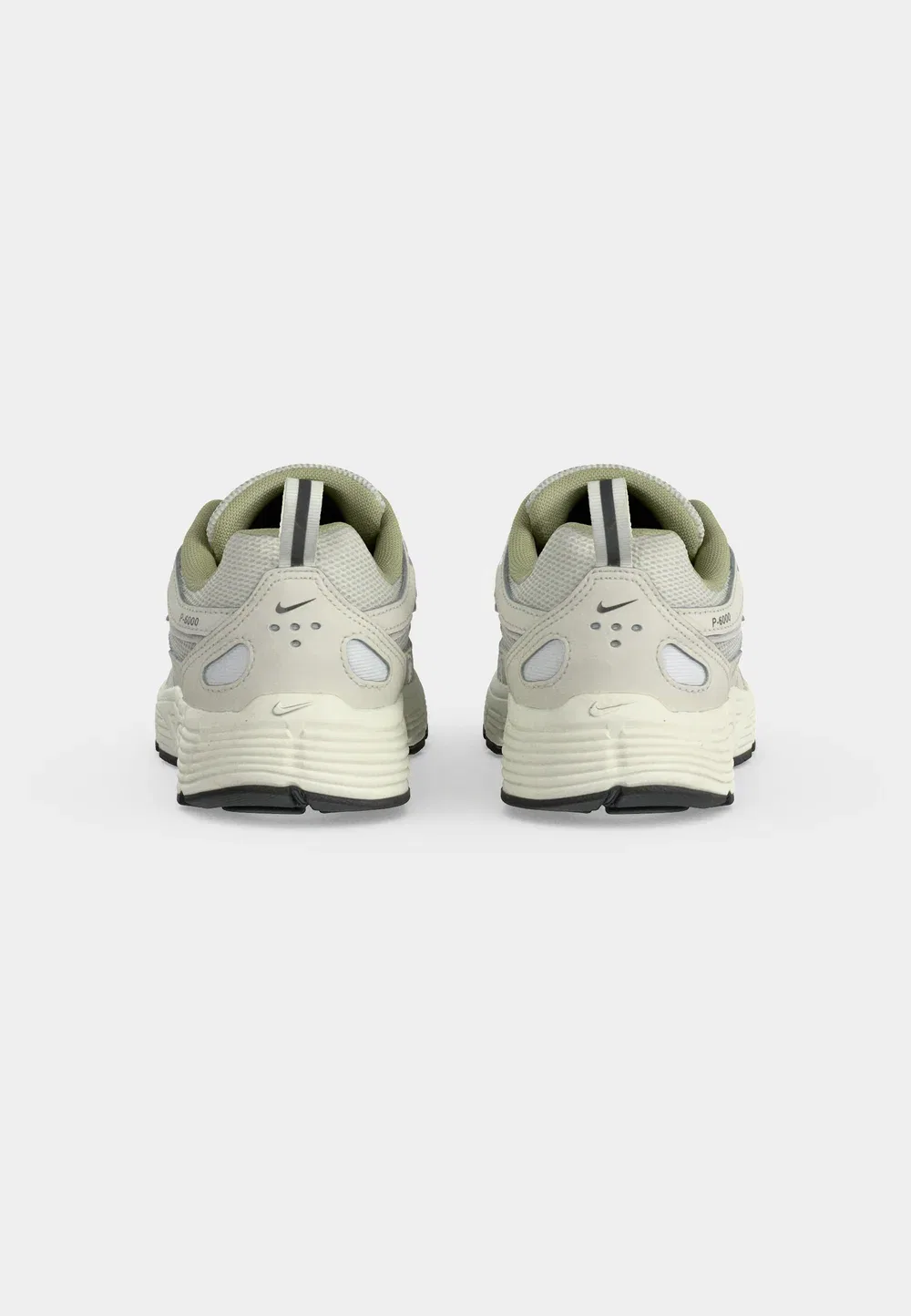 Кроссовки унисекс P 6000 со шнуровкой Nike Sportswear, Platinum-Coloured Tint/Metallic Silver/Sail/Anthracite/Celadon — фото 4