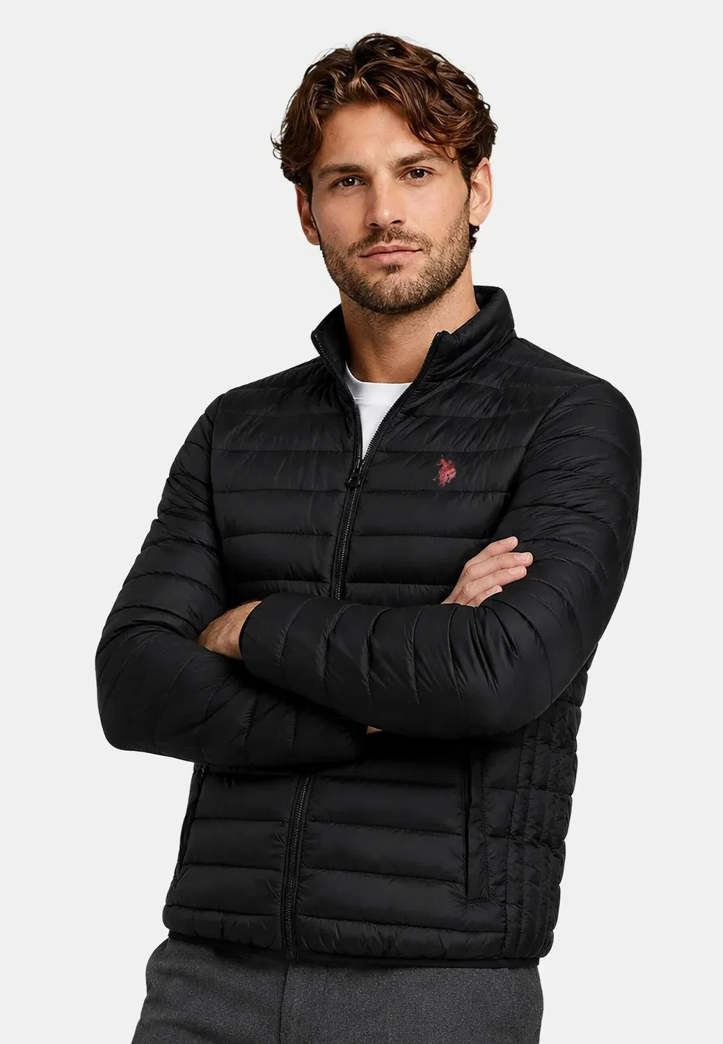 Uskeellan_ - зимняя куртка U.S. Polo Assn., Schwarz — фото 2