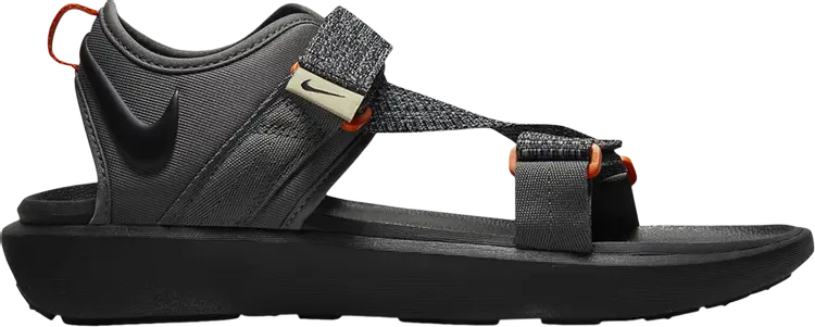 Сандалии Nike Vista Sandal 'Smoke Grey Safety Orange', серый — фото 2