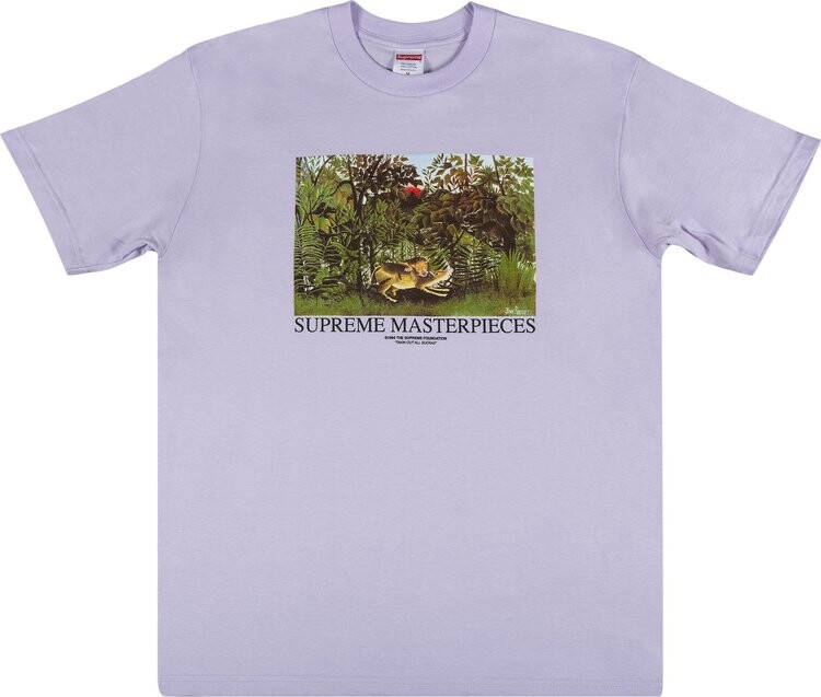 

Футболка Supreme Masterpieces Tee 'Light Purple', фиолетовый