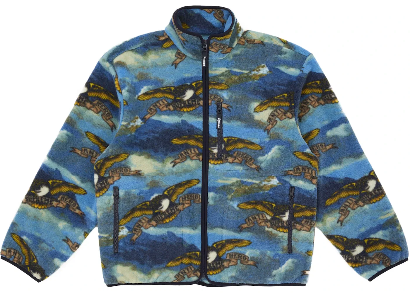 Мужская флисовая куртка с принтом ANTIHERO Supreme, Multicolor