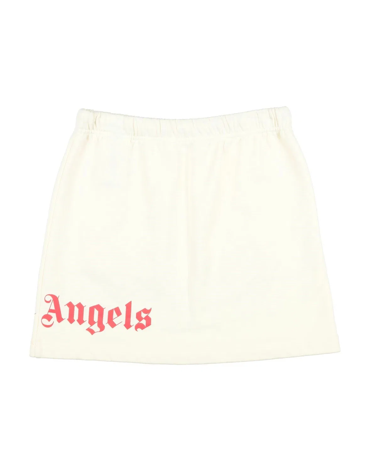 Детская юбка для девочек с принтом French Terry Palm Angels, кремовый — фото 2