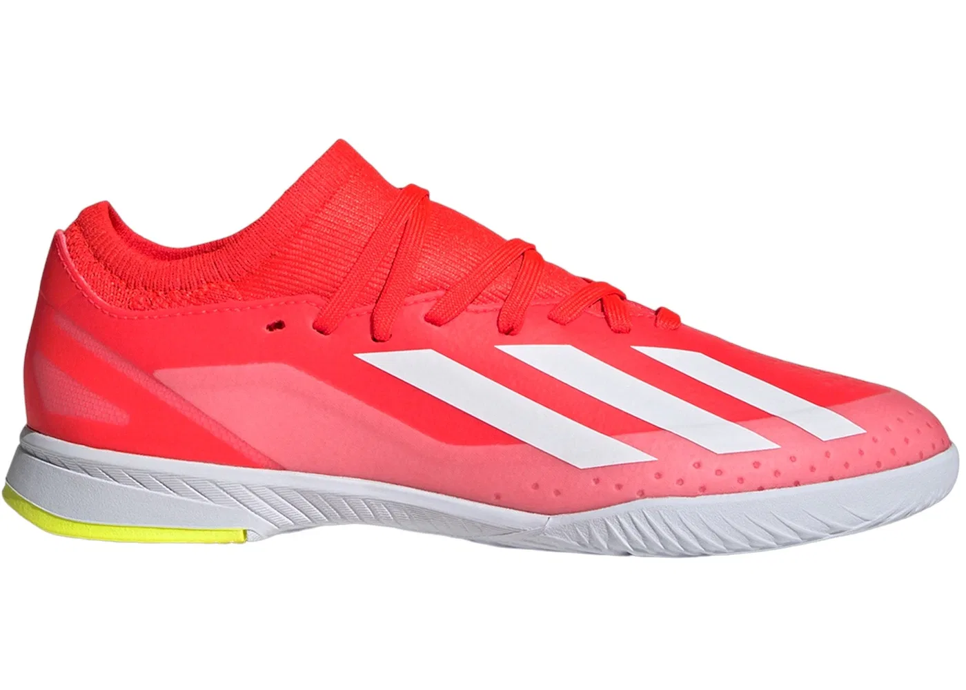 Детские кроссовки Indoor Solar Red Cloud White Team Solar Yellow 2 Adidas Crazyfast League