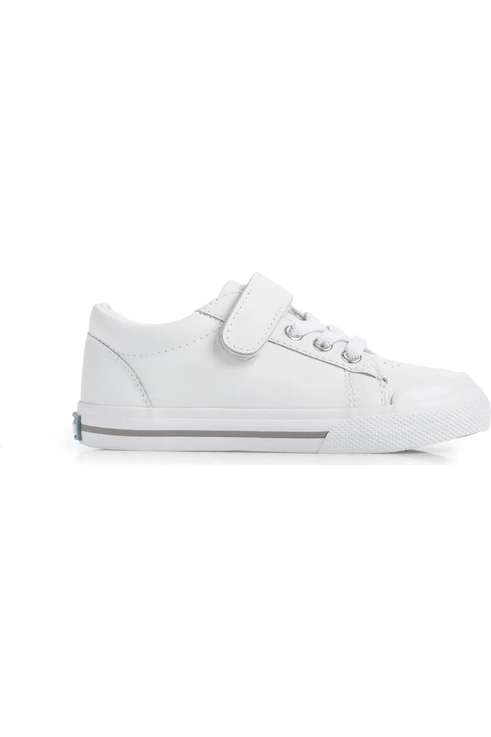 Детские кроссовки с супинатором Reese Footmates, White Leather — фото 3
