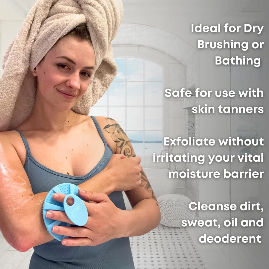 Щетка для душа Body Cushion Loofah, Liquilinks, Blush Pink — фото 2