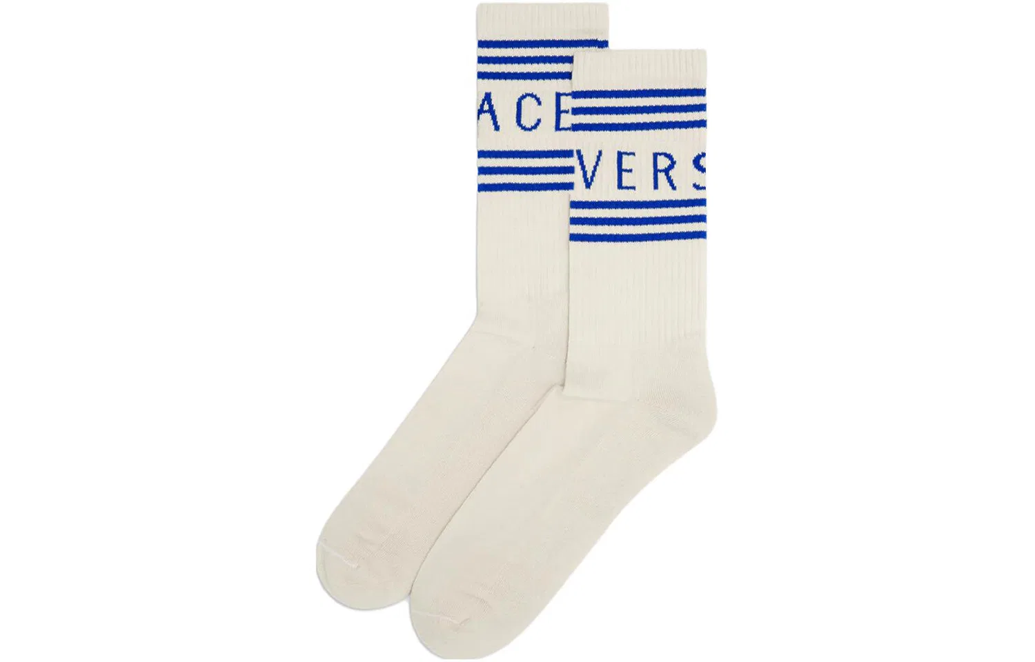 Носки Vintage Logo, Bone/Bluette, VERSACE, White