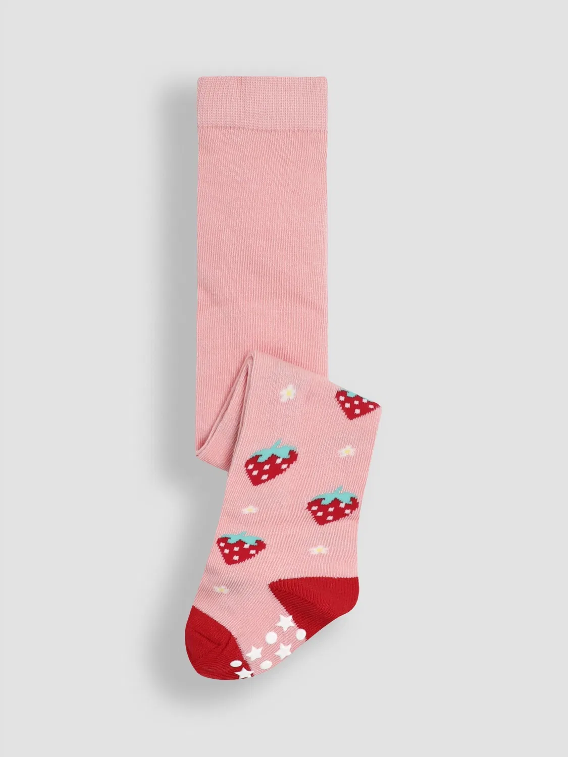Колготки с рисунком клубники JoJo Maman Bébé, красные