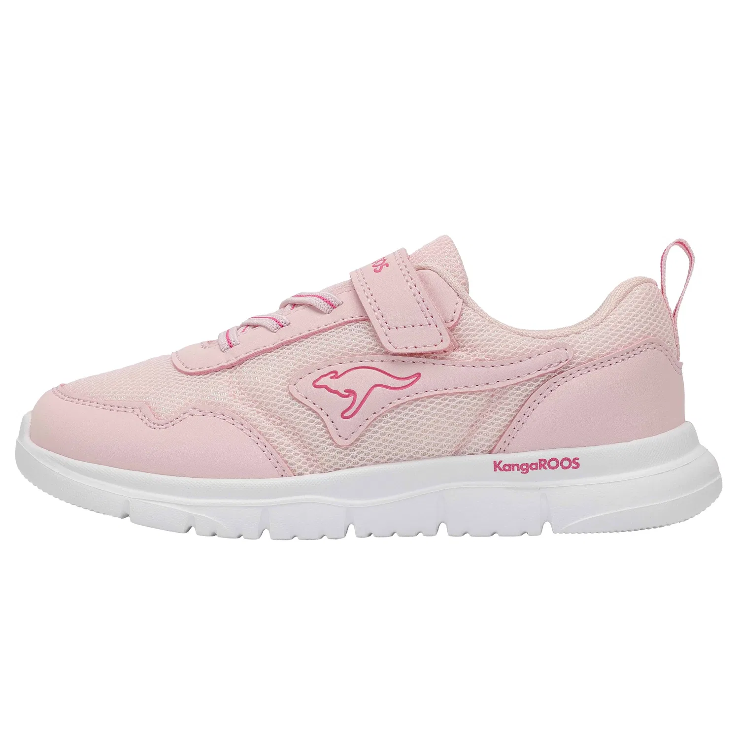 Детские спортивные кроссовки из дышащей сетки KangaROOS, Frost Pink/Daisy Pink — фото 2