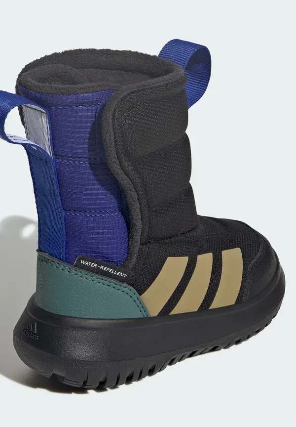 Детские туфельки Adidas Sportswear, черный/бирюзовый/хаки — фото 4