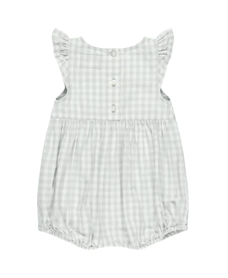 Боди с рюшами Cara Gingham Ruffled Garb, Gray — фото 2