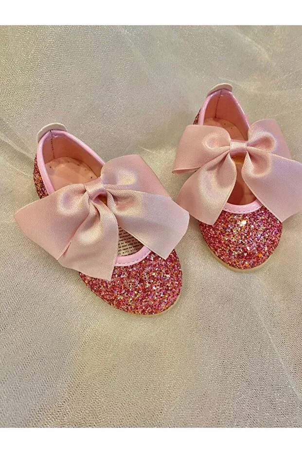 Детские балетки для девочек лакированные Candy girl ballerina ballet Tobai, Pink