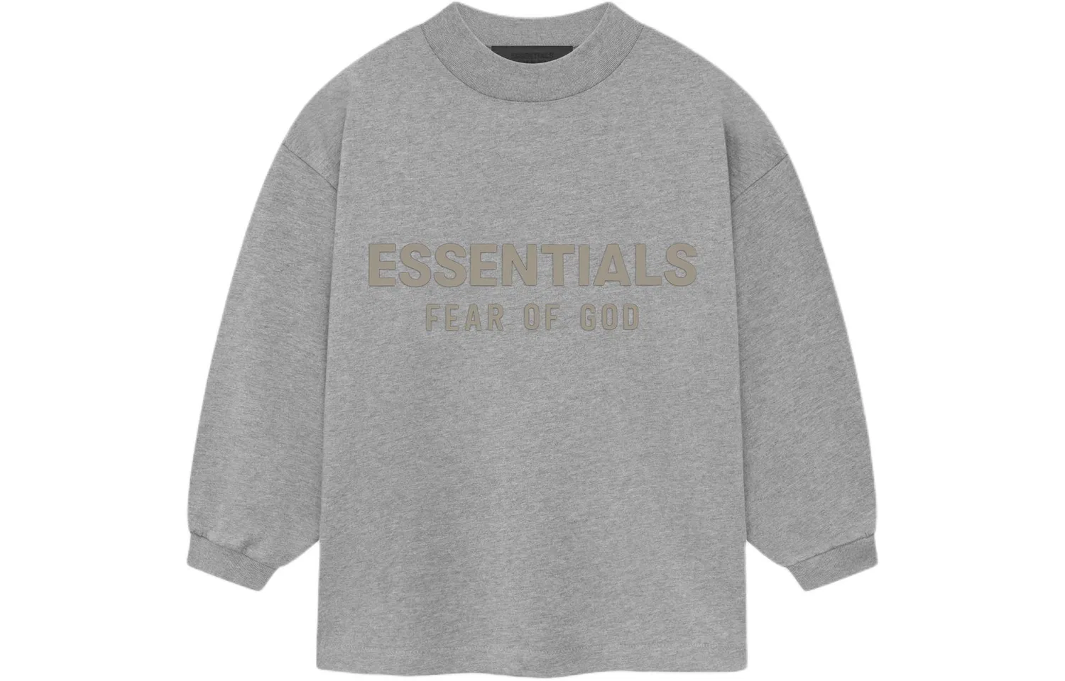 Футболка с длинным рукавом Essentials SS24, Fear Of God Essentials, Dark Heather Oatmeal