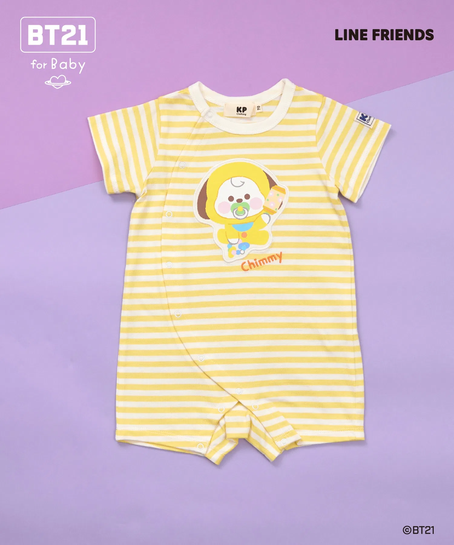 【BT21】Комбинезон с аппликацией по краю