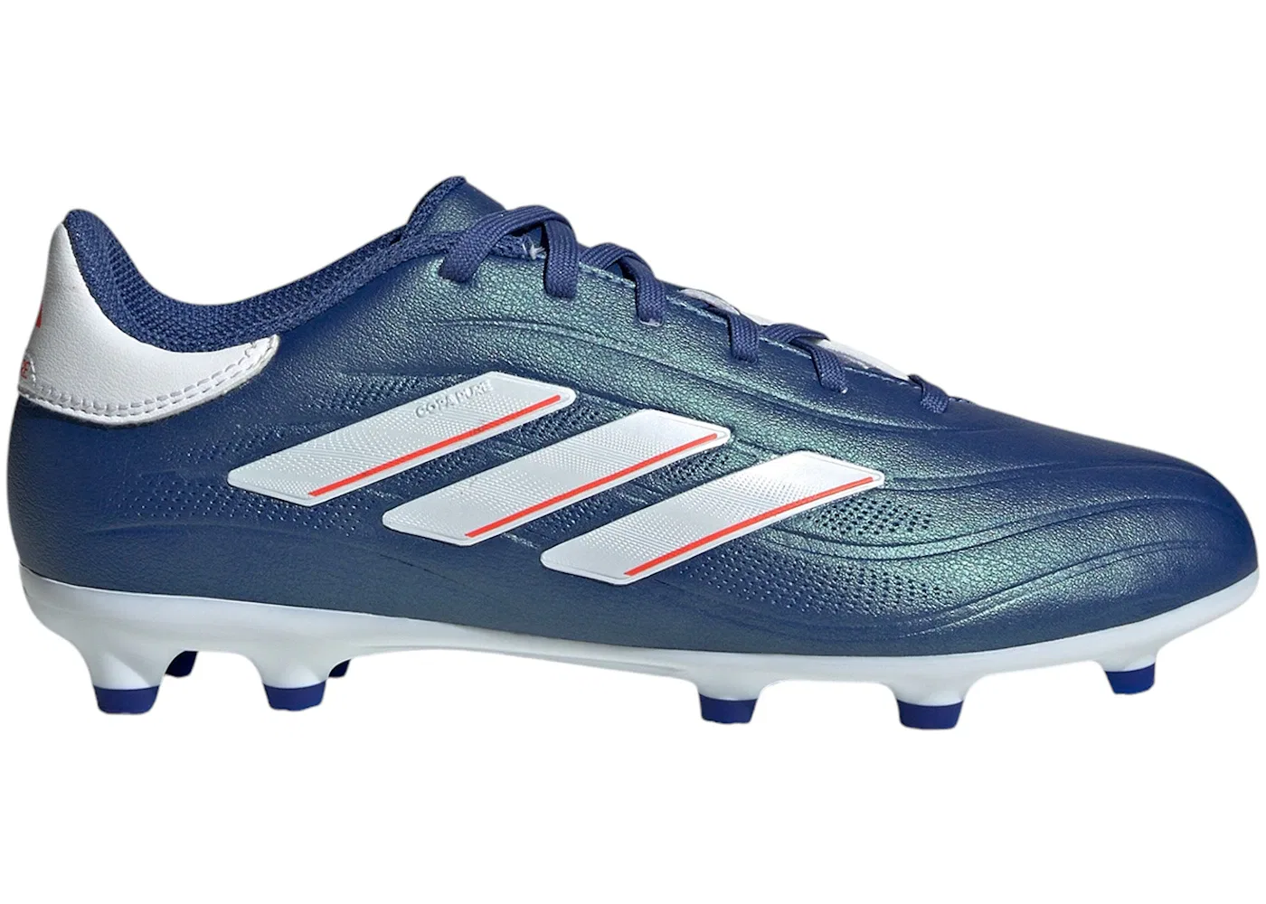 Детские бутсы с длинным рукавом Adidas Copa Pure II.3 FG, Lucid Blue Cloud White Solar Red