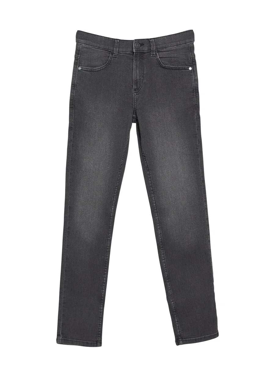 Джинсы s.Oliver Slim fit 'Seattle' из черного денима