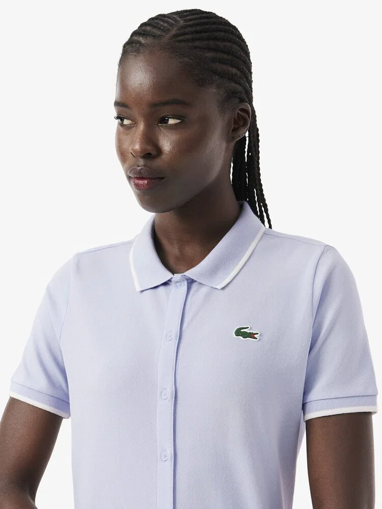 Футболка поло LACOSTE Lavender, женская, классический крой — фото 2