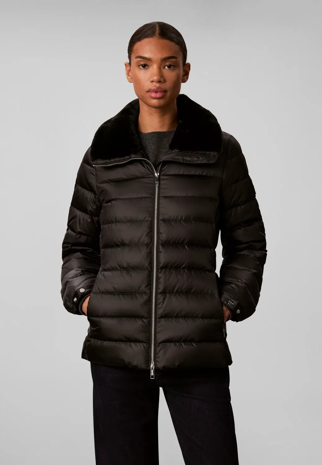 Короткая пуховая куртка Calvin Klein, Black