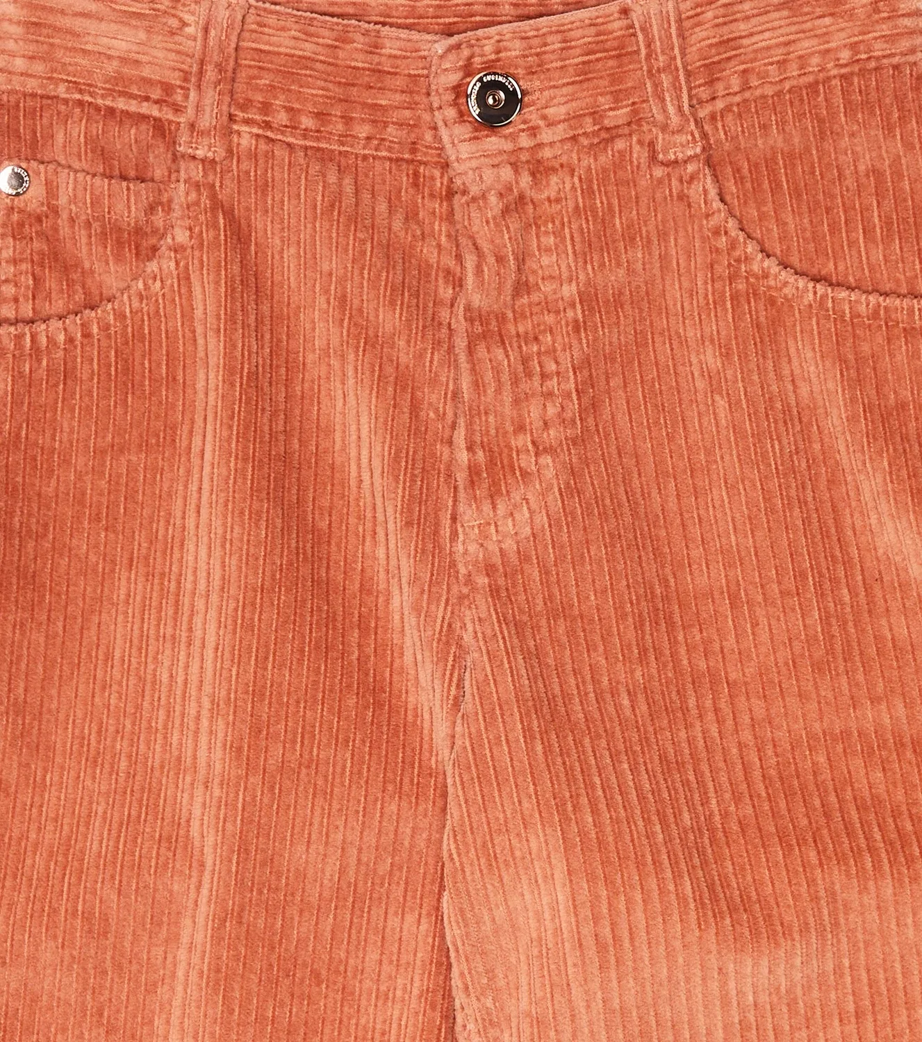 Вельветовые брюки Brunello Cucinelli Kids, оранжевый — фото 3