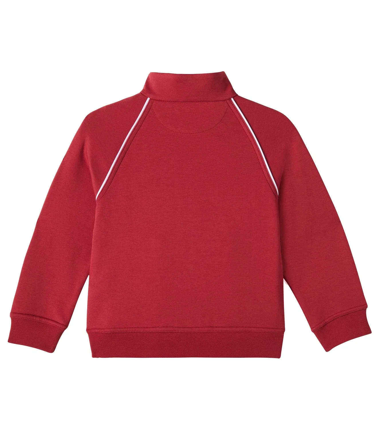 Спортивная куртка из хлопкового трикотажа Brunello Cucinelli Kids, красный — фото 3