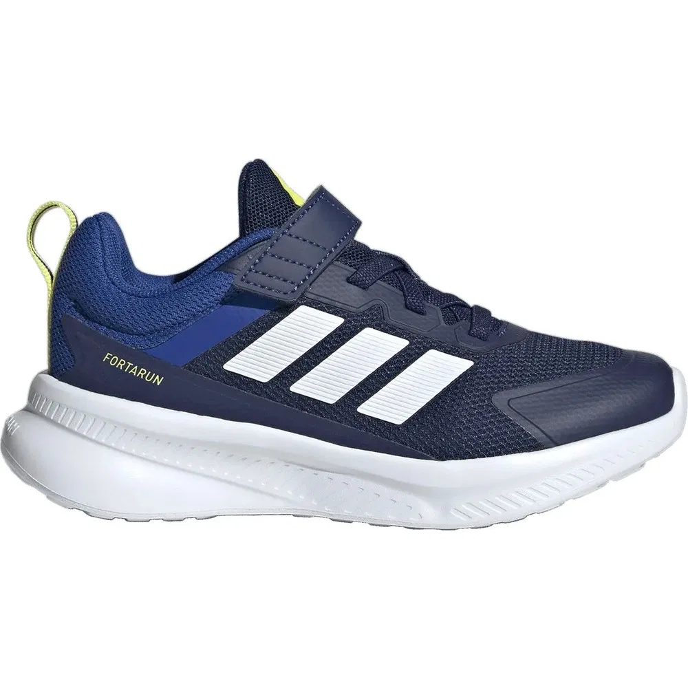 Детские кроссовки для мальчиков с плоской подошвой Fortarun 4.0 El C adidas, Navy