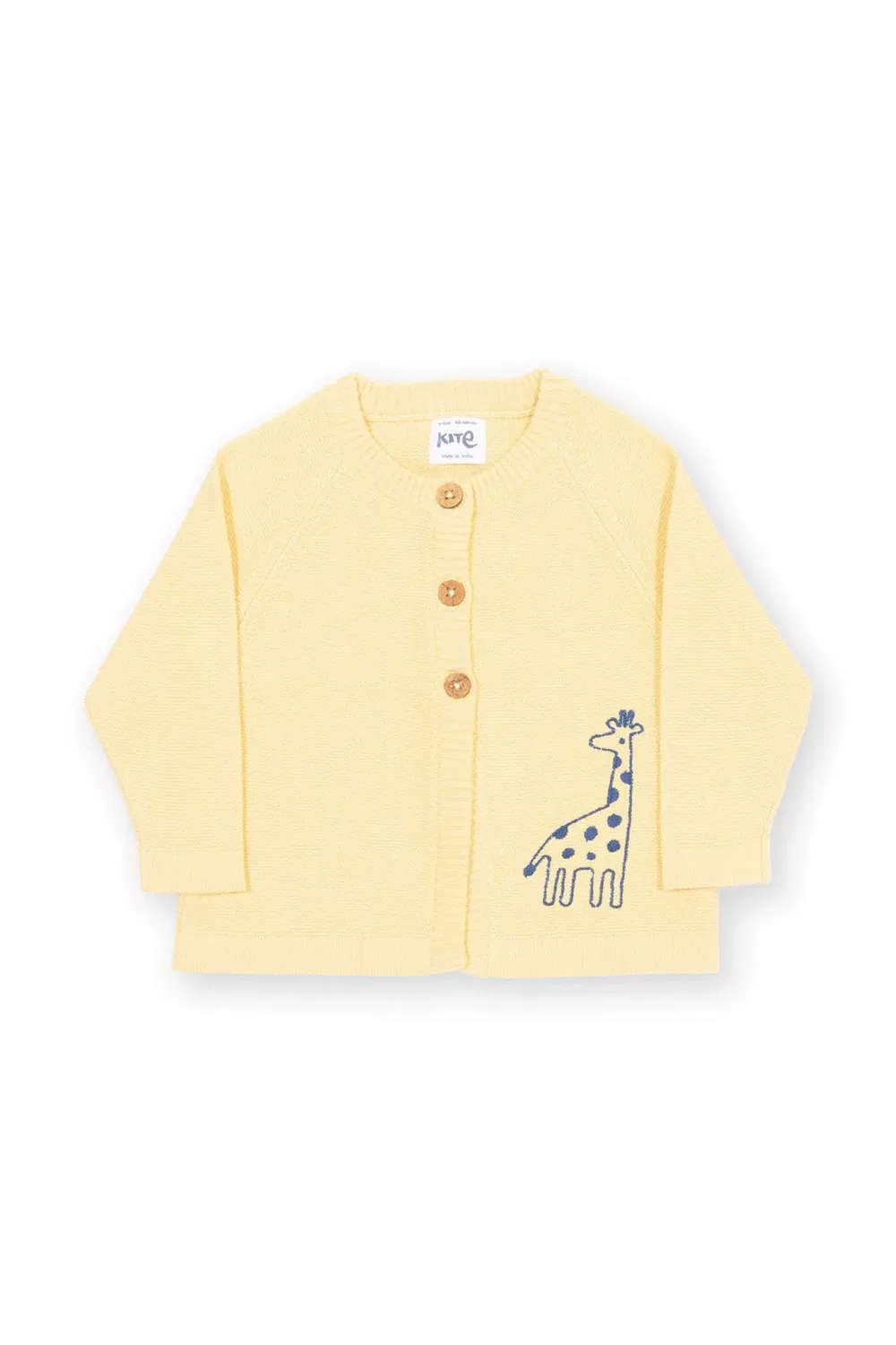 Детский кардиган с жирафом Kite, Yellow