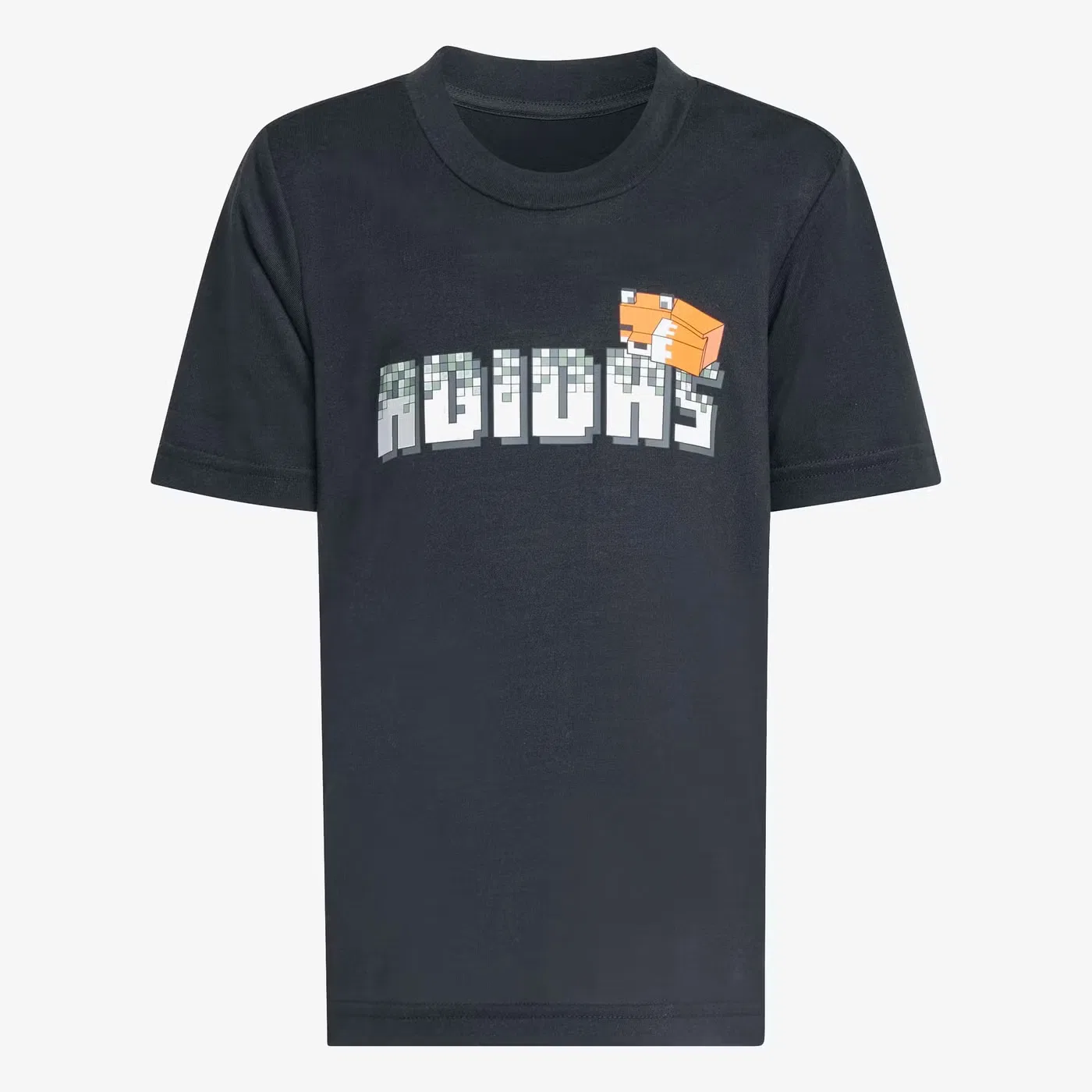 Футболка тренировочная с принтом Minecraft Adidas, черный