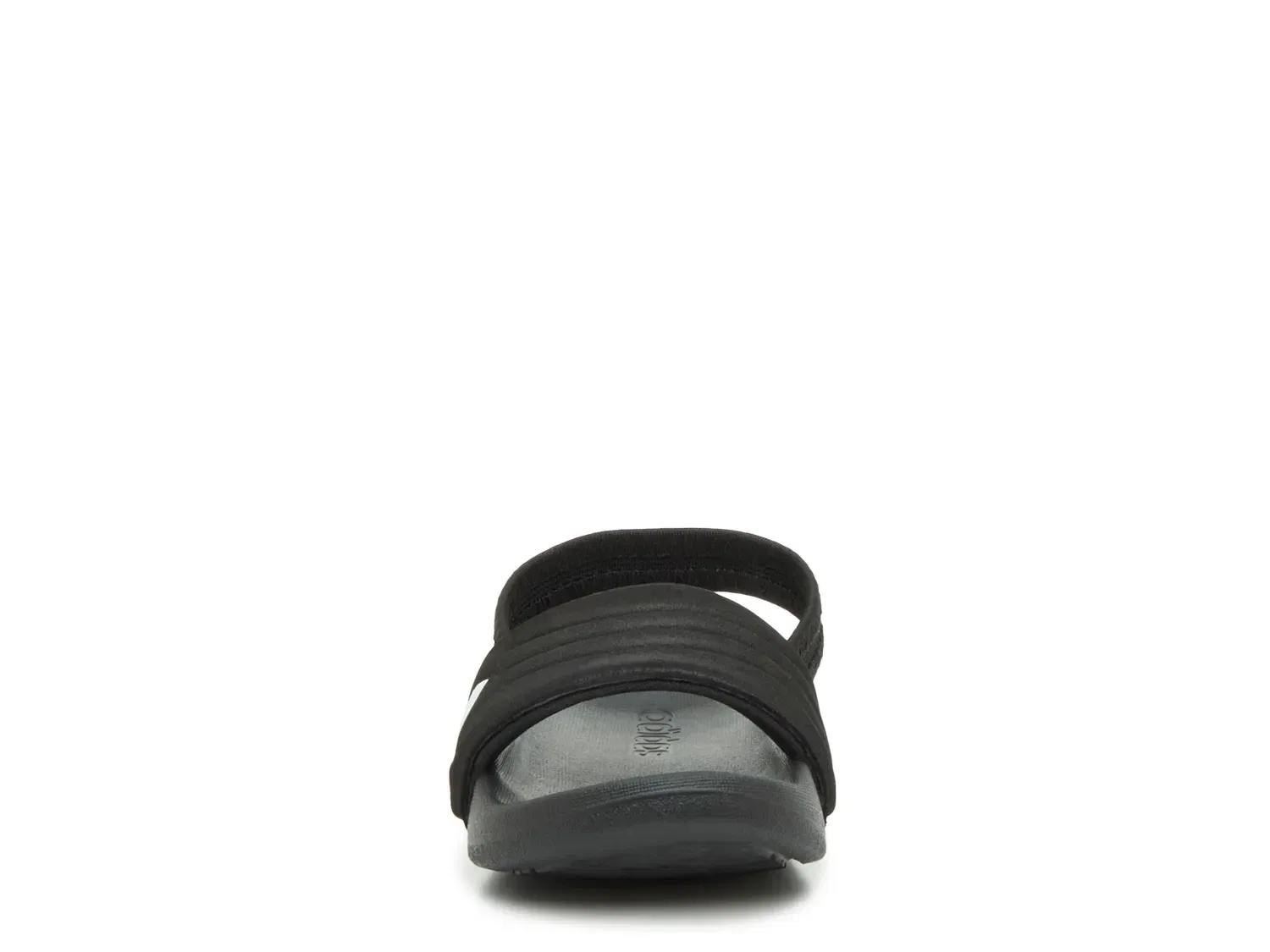 Сандалии с ремешком Adilette Estrap 2.0 adidas, черно-белые — фото 2